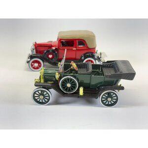 Ford Replicas Model T & 1932 Convertible Sedan 1:32 Diecast Vintage Cars Lot